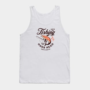 Nags Head, NC Fishing Summer Vacation Tank Top